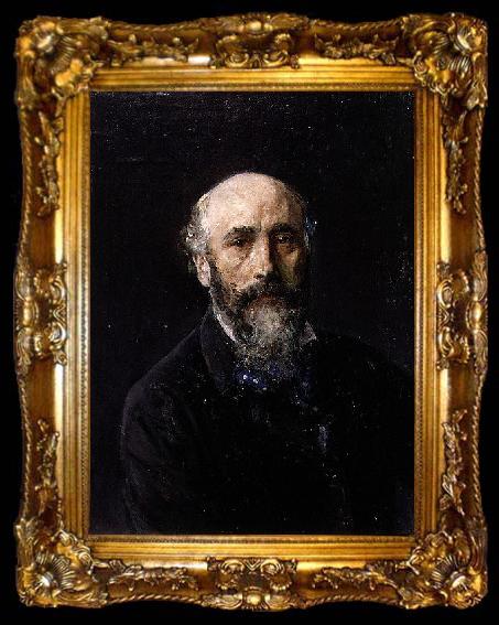 framed  Ignacio Pinazo Camarlench Self-portrait, ta009-2